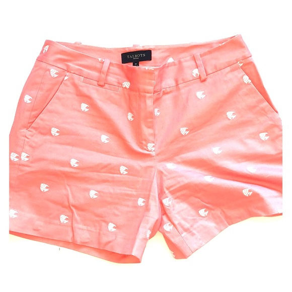 Talbots women’s embroidered fish shorts - Picture 1 of 6